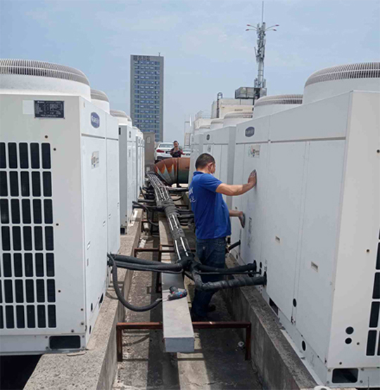 加查中央空调制热和不制冷系统维修方法